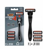 Bic Hybrid Flex 4 + 3 Cartridge Razor