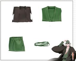 Urahara Kisuke Cospaly Anime Bleach Cosplay Costume Aldult Grey Kimono Pants Hat Outfits Halloween Carnival Party Costume S black