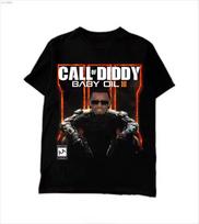 2026 Men Women Call of Diddy Party Brainrot Sigma T Shirt Long or Short Sleeves Diddy Party Brainrot Sigma T Shirt Men S Tshirt 150 black
