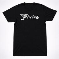 Pixies Logotipas Skrendantis P Marškinėliai Alternatyvus Rokas Indie Grupė Klasikiniai Minimalistiniai Marškinėliai XL black