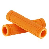 Colorful Soft Rubber Bike Grips Universal MTB Fixed Gear Handlebar Grips Non-Slip Cycling Upgrade Accessories A pair orange