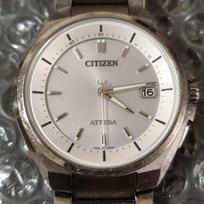 CITIZEN ATTESA Solar Analog Watch [ Condition] Eco-Drive Radio-Controlled Men's (Management Code K26L) white