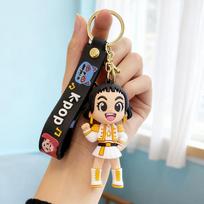 Kpop Demonų medžiotojas Gimtadienio vakarėlio dovanėlės Dovanos Raktų pakabukai Kpop Anime gerbėjams Kuprinės pakabukai Raktų pakabukas Naujieji metai 2026 Kalėdinės dovanos 1Pcs black