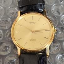 SEIKO Dolce Vintage 80s Watch [Working Condition] Men's (Management Code K26O) beige