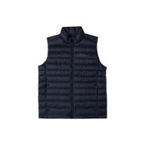 JACK WOLFSKIN Down Vests Men's Stand Collar Moderate Straight Fit 5032051 XL black