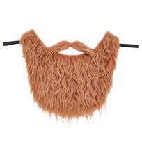 Synthetic Hair Fake Beard Realistic False Facial Hair Santa Claus Beard Mustache  Fancy Dress šviesiai ruda spalva