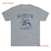 Schrute Farms The Office Premium Soft T Shirt vintage Washed Versatile Top For Everyday Wear Stylish Stretched graphic Casual 2XL juoda