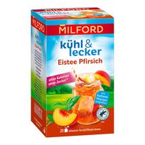 Milford Cold Tea Iced Tea Peach 20 Tea Bags blue