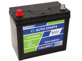Akumuliatorius Auto Starts High Energy, 12 V, 50 Ah, 420 A