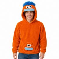 Adult Funny Halloween Hooded Pajama Set for Women and Men L šafranas
