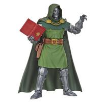 Hasbro MARVEL Vintage Series Doctor Doom Fantastic Four Action Figure 10 Marvel Super Hero Collectible Ages E9627 Authentic 6-inch Toy, Accessories, gray