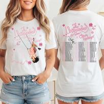 Olivia Rodrigo Sad Girl 2026 Shirt Women Men Fashion Casual Oversized T-shirt Y2k Graphic Print Short Sleeve Summer Streetwear Unisex Top L beige