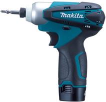 Makita TD090DWX Rechargeable Impact with 2 Battery Chargers Driver, 10.8V 1.3Ah, Blue, mėlyna