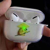 Luminous Quicksand Shiba Inu AirPods Pro & Apple Earphone Case (2nd-4th Gen) Airpods Pro 3rd Generation gray