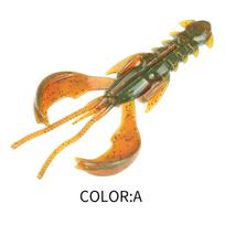Supercontinent CRAZY nimble Total length 8cm/4.2cm Lobster Soft Lure Fishing Lures Attractive Shrimp odor salt Wobbler 8mm6pcs3.4g