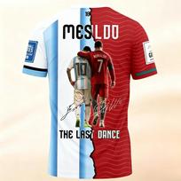 2026 Messi Ronaldo Atsistatydinimo Atminimo Marškinėliai Futbolo Žvaigždžių Susiliejimo Dizainas Argentinos Portugalijos Gerbėjų Suvenyras Sportiniai Marškinėliai S gray