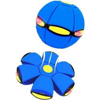 Magic Meta Ball With 3Lamps Magic Bouncing Ball Children'S Bouncing Magic Flying Saucer Bouncy Ball Parent-Child Interaction Toy blue