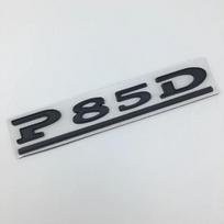P75D P85D P90D P100D Underline ABS Letters Emblem for Model 3 Model X Model S Car Styling Trunk Badge Sticker Red Black mėlyna