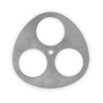 Trikojo laužo tvirtinimo žiedas ir kabliukai Petromax L, 14.7 cm x 14.7 cm