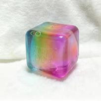 Schylling Needoh Rainbow Cube Squishy Fidget Toy Cubestress Relief And Fingertip Release Toy Sensory Stress Reliever Fidget Tool beige