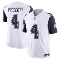 Dallas Cowboys 4 Prescott Mens Football Jersey - Various Sizes Men's 3rd Gen White In Stock