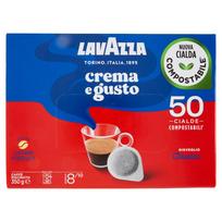 Lavazza Crema & Gusto Pod Coffee 50-Pack Large Size blue