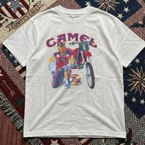 Vintage Style Joe Camel Motocross Supercross Racing Bike Cigarette T Shirt L gray