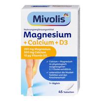 Vokietijos Dm Mivolis Magnis + Kalcis + D3 45 kapsulės