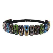 Colorful Car Belt Dopamine Style Punk Street Jeans Decorative Youth 105cm black