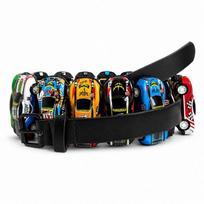 Colorful Car Belt Dopamine Style Punk Street Jeans Decorative Youth 105cm black