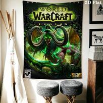 World of Warcraft Hordos Simbolis Gobeleno Fono Audinys Madingas Spaudinys Kalėdinė Dovana Sienos Dekoracija Sienų Dangos Dekoracija 130cm x 150cm