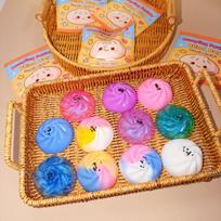 Mysterious Dumplings Squishy Dumpling Soft Dumpling Colorful Random Squishy Balls Stress Relief Toys Party Gifts blue