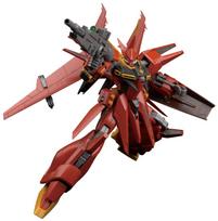 Mobile Suit Gundam ZZ Bau Scale Plastic Model Kit RE/100 AMX-107 1/100 Pre-colored raudona