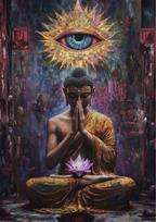 Poster Yoga Meditation Zen Nature Mindfulness Buddha