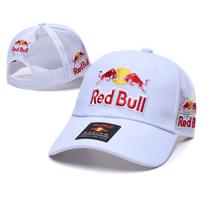 Red Bull Racing Beisbolo Kepuraitė Vyrams Moterims Kvėpuojanti Tinklelio Traukerio Kepurė Atsitiktinė Lauko Sporto Kepurė Nuo Saulės Reguliuojama Snapback Kepuraitė one size balta