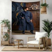 Lamin Yamal Custom Your Name Wall Decor Tapestry Art For Pet Memorial Birthdaywedding Party Backdrop Family Gift 130cmx150cm