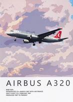 Airbus A320 A380 A350 A319 Aviation Aircraft Posters and Prints Canvas  Wall Art Picture for Living Room Home ation 30X40CM No Framed žalia