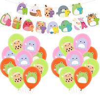 Vibrant Squishmallows Theme Party Decorations Perfect For Kids Birthday Suit3
