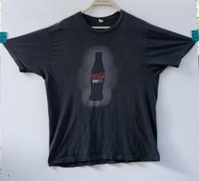Vintažiniai 90-ųjų Coke Coca Cola Zero Tultex marškinėliai Dydis L Unisex marškinėliai XL black