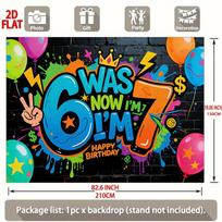 67th Birthday Backdrop Banner, Durable Indoor Outdoor Number 67 Party Decoration and Photo Background 150cm|x|210cm