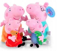 Peppa Pig Pepa The Whole Family Plushed Animals Mascot Cuddles For Children