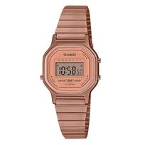 Casio Ladies Digital Quartz Watch with Stainless Steel Strap Rose Rose LA-11WR-5AEF, Gold, LA-11WR-5AEF-AMZUK, Gold, LA-11WR-5AEF-AMZUK. beige