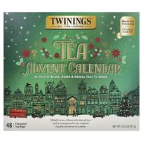 Twinings arbatinis advento kalendorius, 48 arbatos maišeliai, 97g (3,42 oz) beige