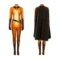 Bato Katinas Pilnas Cosplay Rinkinys, Glaudus Kostiumas su Pirštinėmis ir Apsiaustu Helovino Apranga 160 black