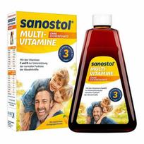 Sanostol Be Cukraus Multivitaminai 230ml
