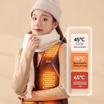 Keepfit Intelligent Heated Warming Vest CN plug (adapter included) brown