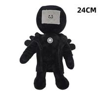 Skibidi Toilet Plush Soft Toy Cameraman Tv Man Skibidi Dop Dop Yes Yes Titans Camcordeman Speakerman Speaker Man Doll gray