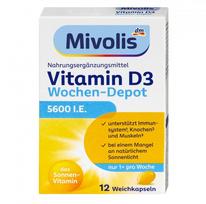 Dm Mibolis Vitaminas D3 5600 TV 12 kapsulių