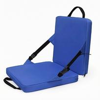 Outdoor Seat Cushion with Backrest Supportive for Bleachers mėlyna