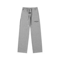 Vyriškos FOG ESSENTIALS kelnės su raidžių spauda Žieminės su vilnos pamušalu Tiesios kojos Laisvalaikio kelnės XL gray